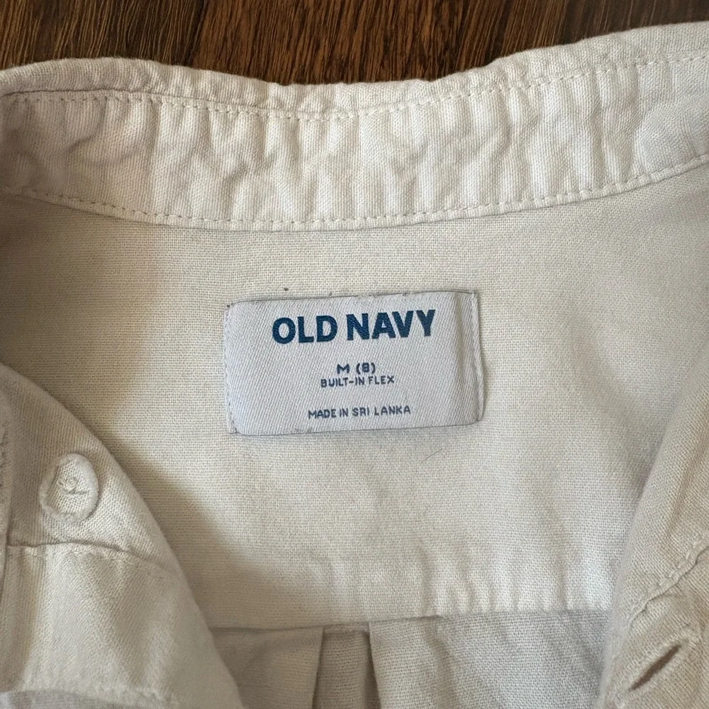 Old navy boys white button down